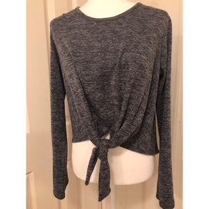 Sky & Sparrow Front Tie Shirt